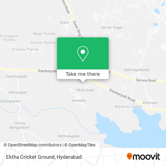 Ektha Cricket Ground map
