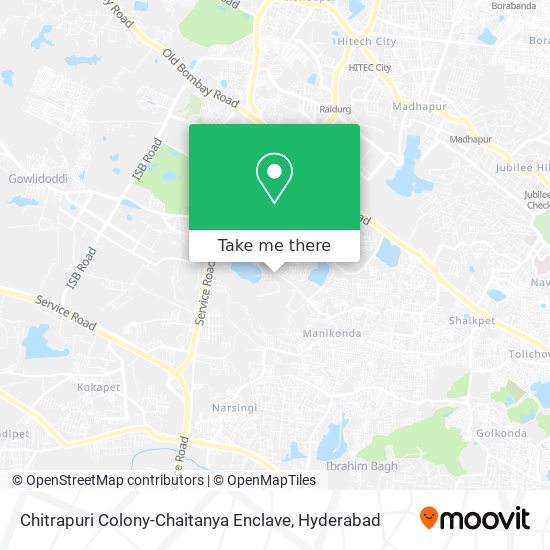 Chitrapuri Colony-Chaitanya Enclave map