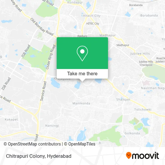 Chitrapuri Colony map