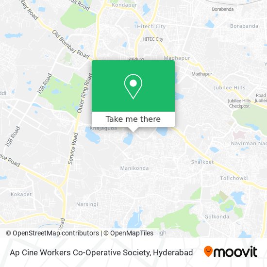 Ap Cine Workers Co-Operative Society map
