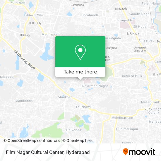Film Nagar Cultural Center map