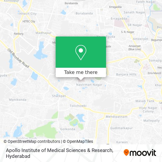 Apollo Institute of Medical Sciences & Research map
