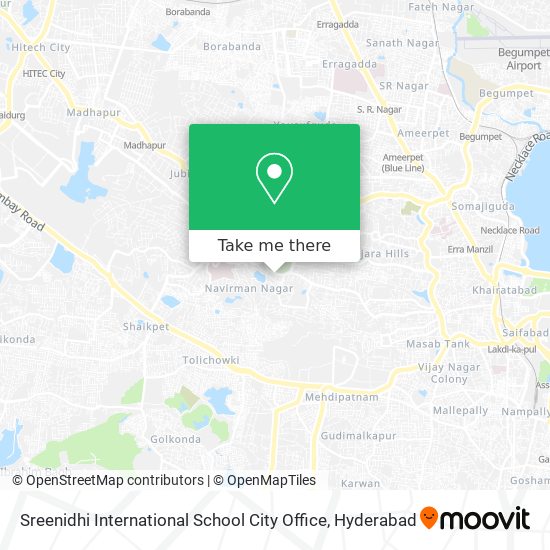 Sreenidhi International School City Office map