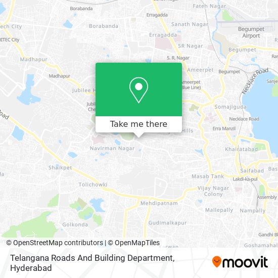 Telangana Roads And Building Department map