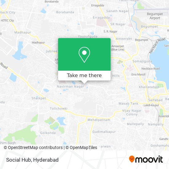 Social Hub map