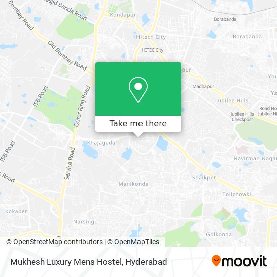 Mukhesh Luxury Mens Hostel map
