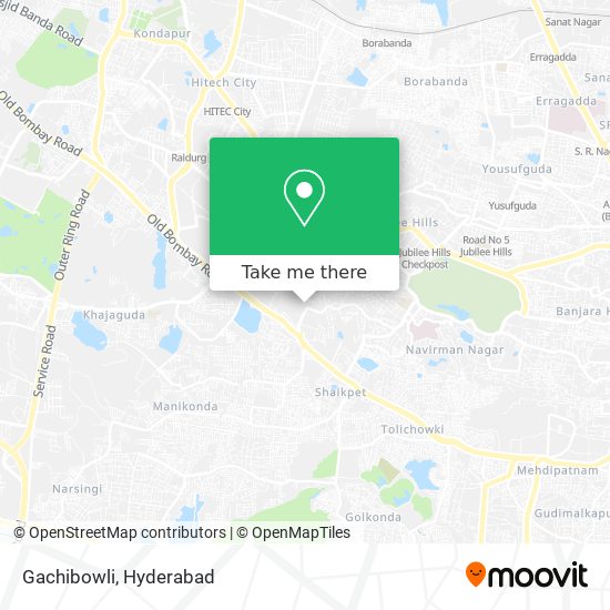 Gachibowli map