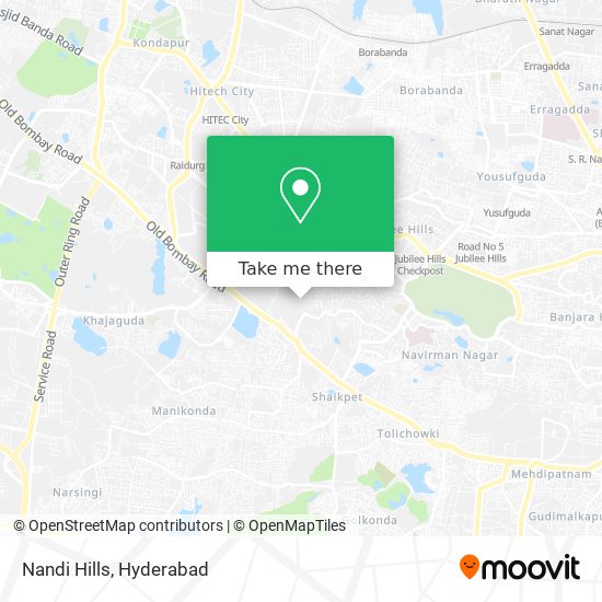 Nandi Hills map