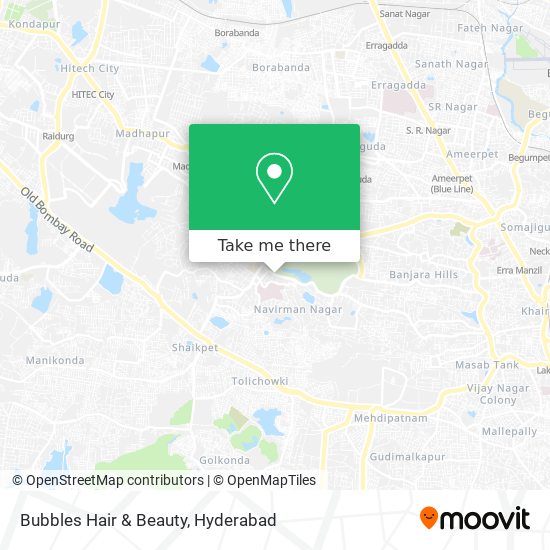 How to get to Bubbles Hair & Beauty in Hyderabad by Bus or Metro?