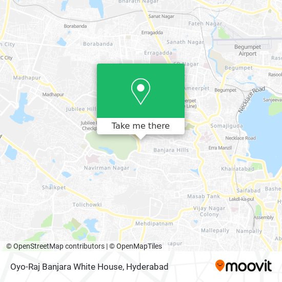 Oyo-Raj Banjara White House map