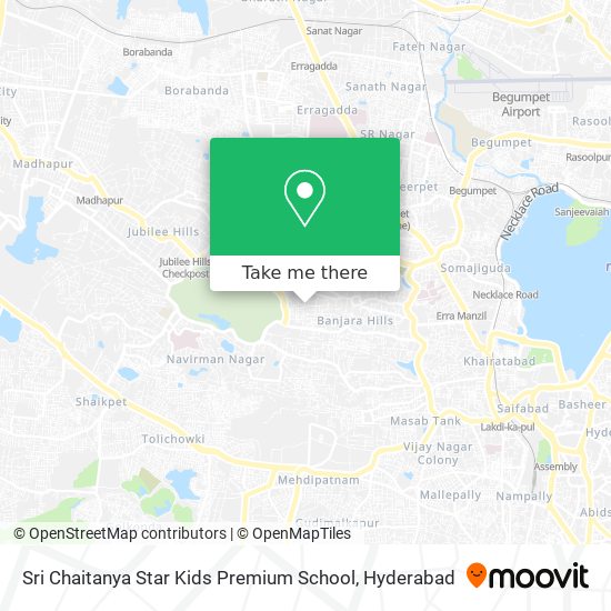 Sri Chaitanya Star Kids Premium School map