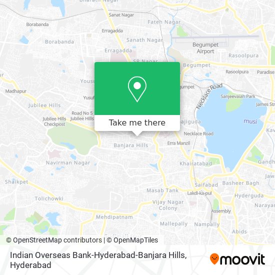 Indian Overseas Bank-Hyderabad-Banjara Hills map