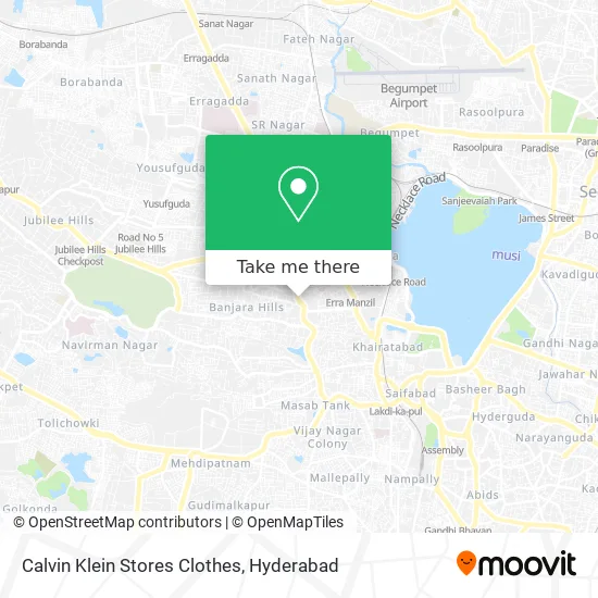 Calvin Klein Stores Clothes map