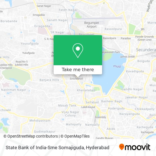 State Bank of India-Sme Somajiguda map