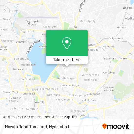 Navata Road Transport map