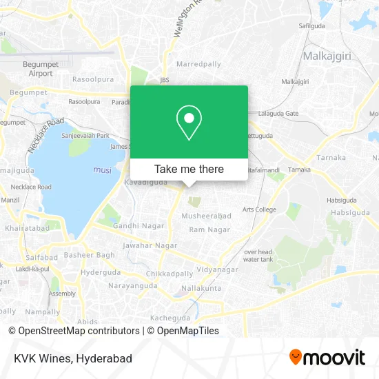 KVK Wines map