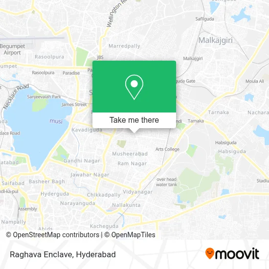 Raghava Enclave map