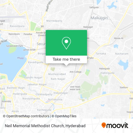 Neil Memorial Methodist Church map