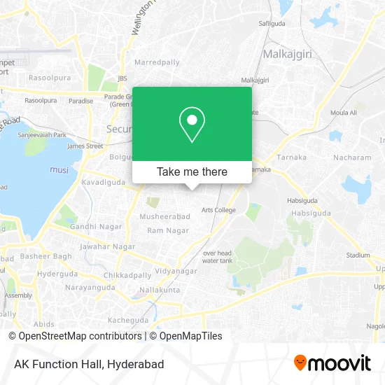 AK Function Hall map