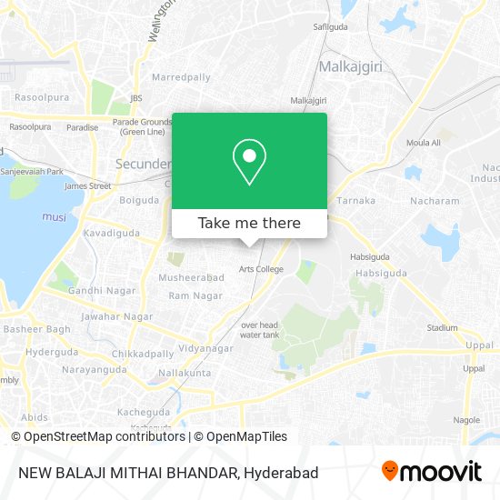 NEW BALAJI MITHAI BHANDAR map