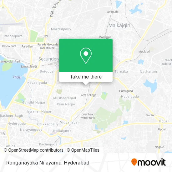 Ranganayaka Nilayamu map