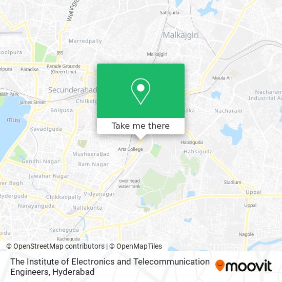 The Institute of Electronics and Telecommunication Engineers map