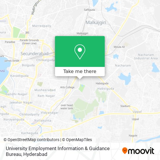 University Employment Information & Guidance Bureau map