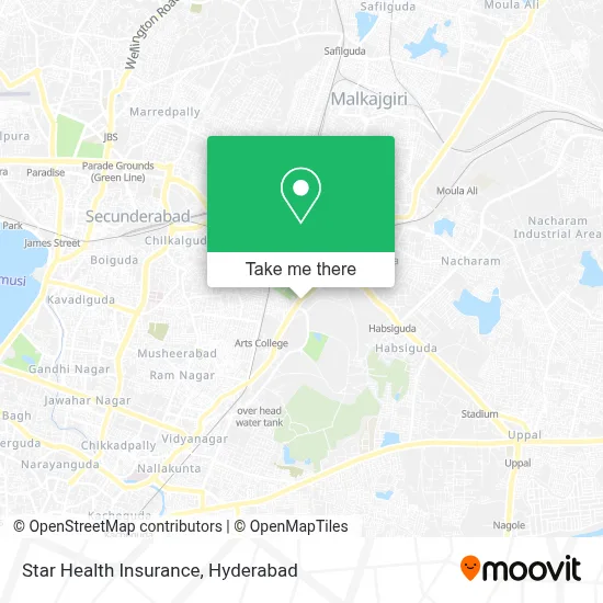 Star Health Insurance map