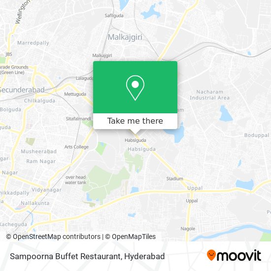 Sampoorna Buffet Restaurant map
