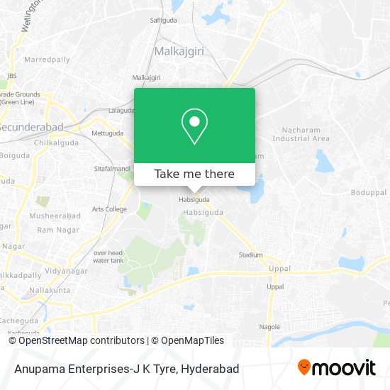 Anupama Enterprises-J K Tyre map