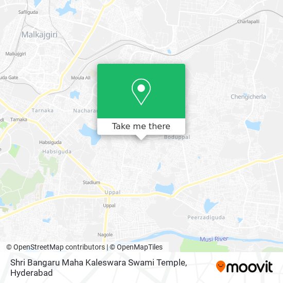 Shri Bangaru Maha Kaleswara Swami Temple map