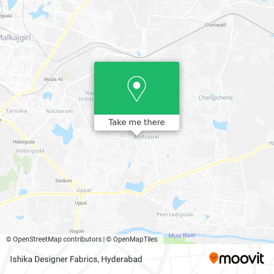 Ishika Designer Fabrics map