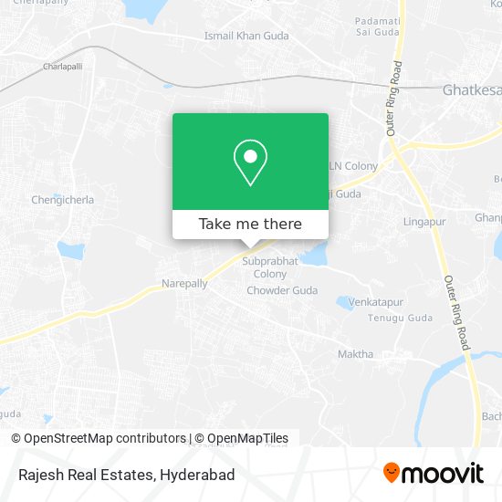 Rajesh Real Estates map