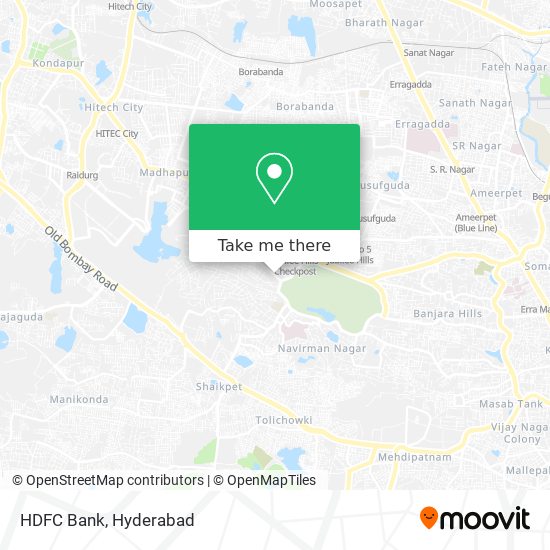 HDFC Bank map