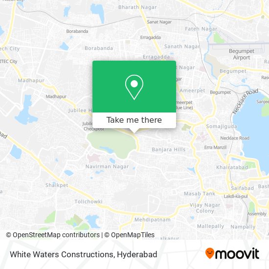 White Waters Constructions map
