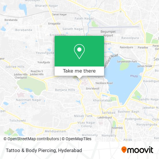 Tattoo & Body Piercing map