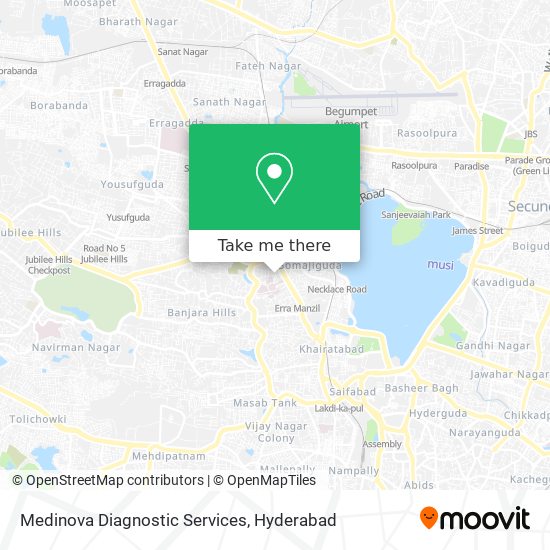 Medinova Diagnostic Services map