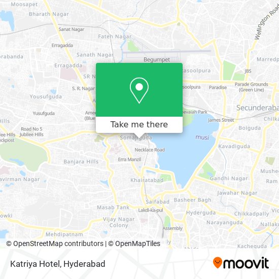 Katriya Hotel map