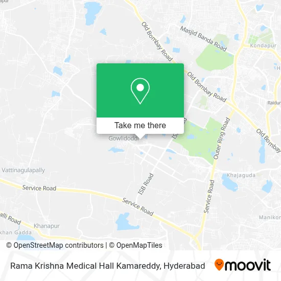 Rama Krishna Medical Hall Kamareddy map