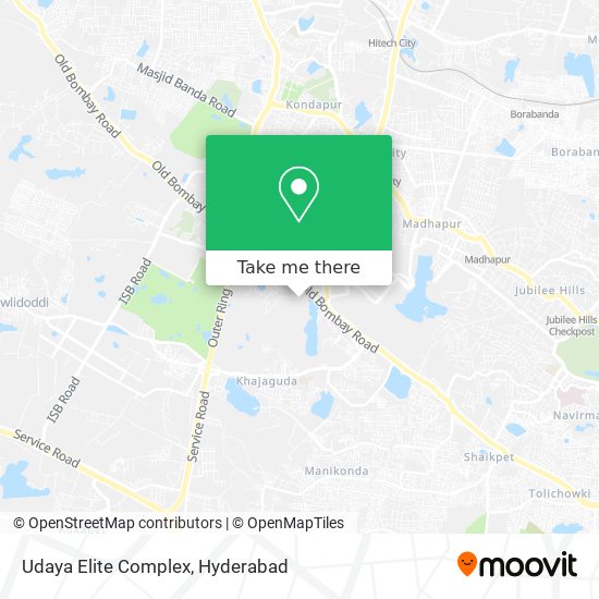 Udaya Elite Complex map