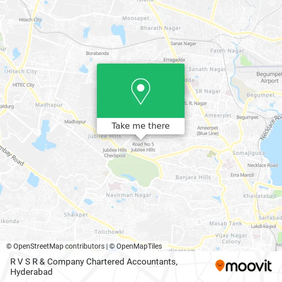 R V S R & Company Chartered Accountants map
