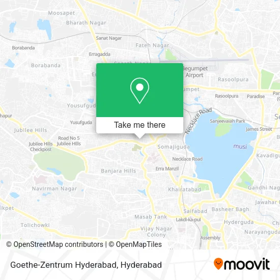 Goethe-Zentrum Hyderabad map