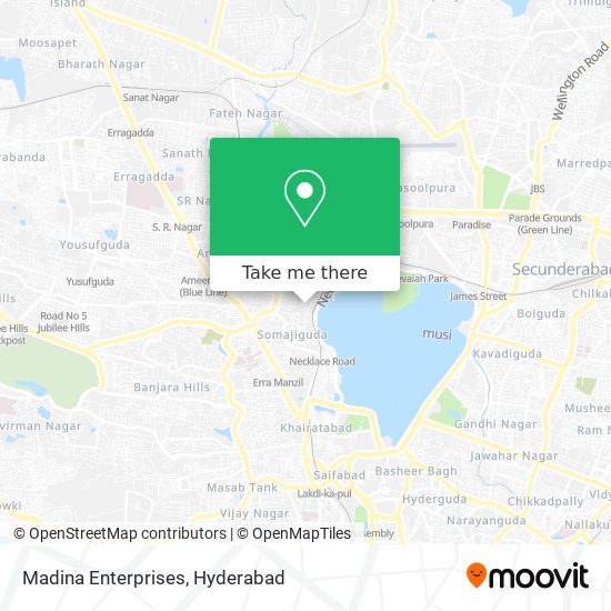 Madina Enterprises map