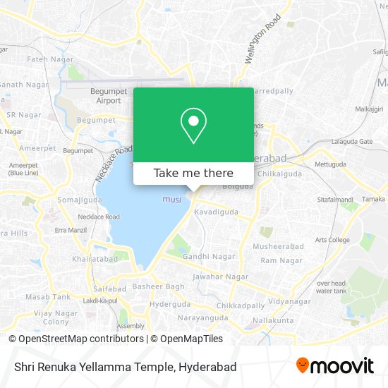 Shri Renuka Yellamma Temple map