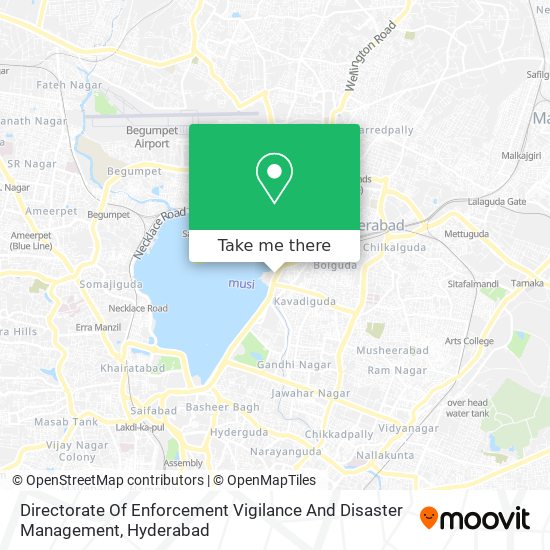 Directorate Of Enforcement Vigilance And Disaster Management map