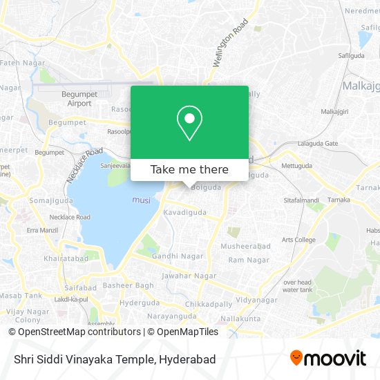 Shri Siddi Vinayaka Temple map