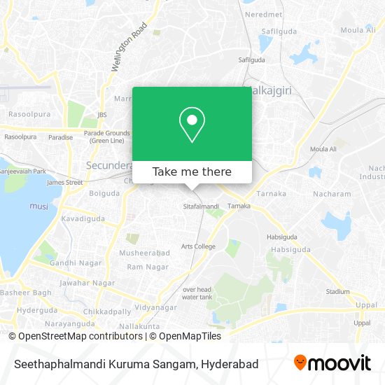 Seethaphalmandi Kuruma Sangam map