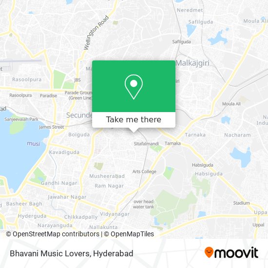Bhavani Music Lovers map