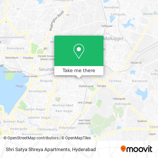 Shri Satya Shreya Apartments map