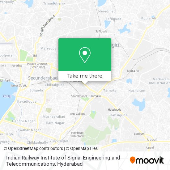 Indian Railway Institute of Signal Engineering and Telecommunications map